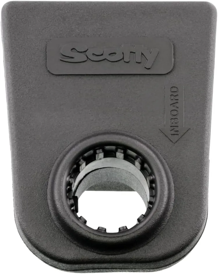Scotty #243-BK Square Rail Mount Black One Size