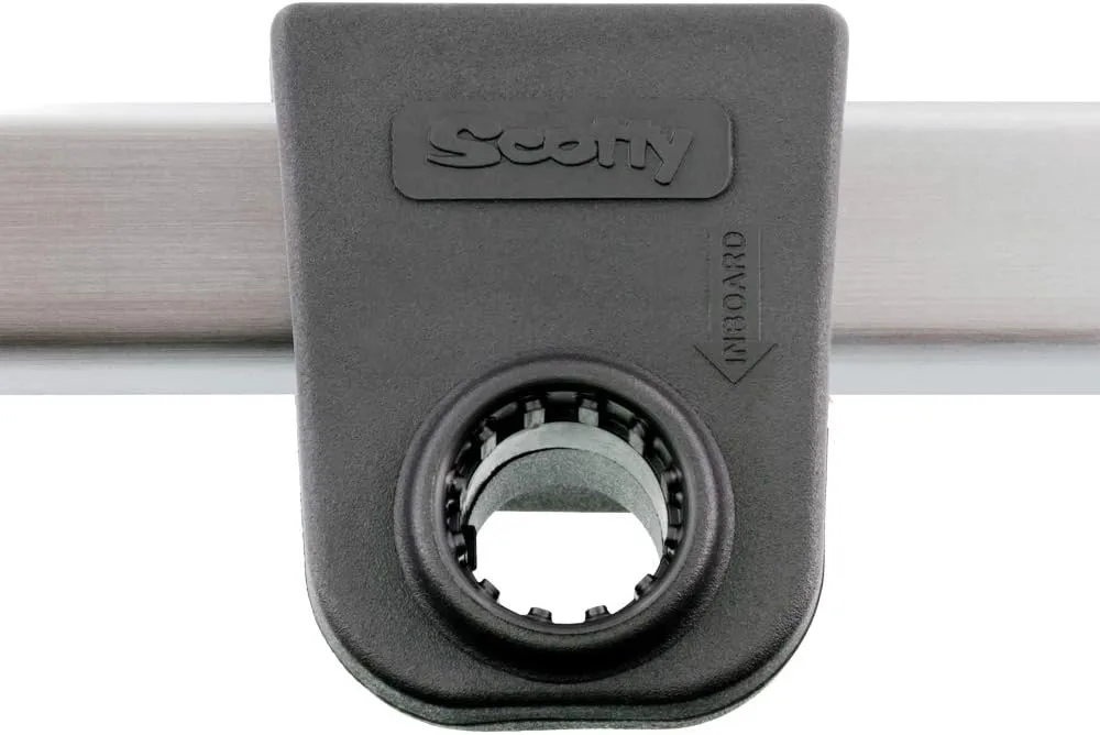Scotty #243-BK Square Rail Mount Black One Size