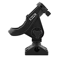 Scotty 280 Bait Caster/Spinning Rod Holder w/241 Deck/Side Mount - Black