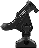 Scotty 280 Bait Caster/Spinning Rod Holder w/241 Deck/Side Mount - Black