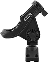 Scotty 280 Bait Caster/Spinning Rod Holder w/241 Deck/Side Mount - Black
