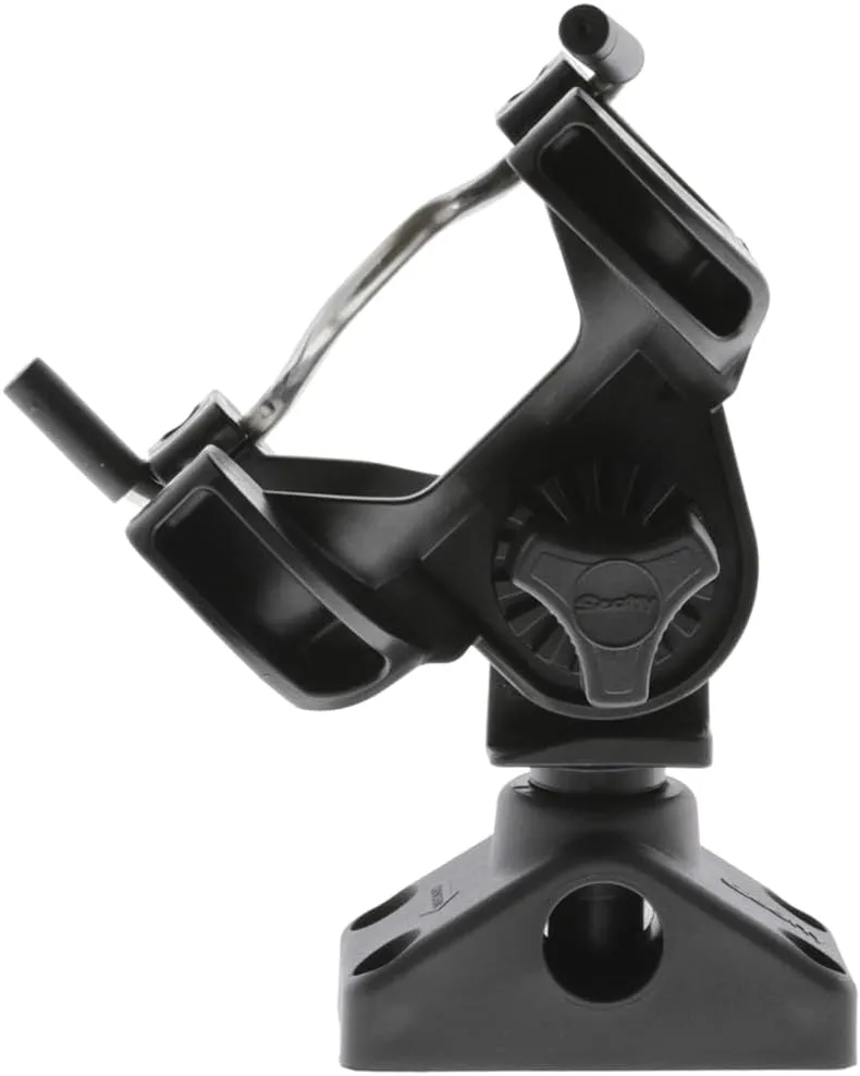 Scotty 290 R-5 Universal Rod Holder with 0241 Side/Deck Mount - Black