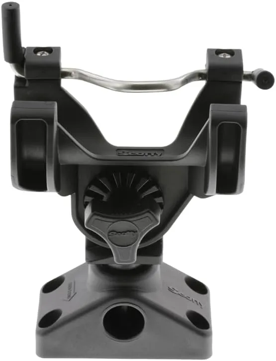 Scotty 290 R-5 Universal Rod Holder with 0241 Side/Deck Mount - Black