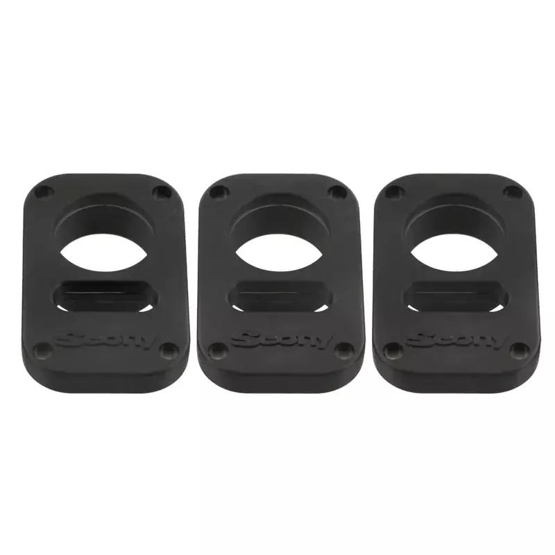 Scotty #3134 Downrigger Lock Set, 3-Pieces (Padlocks NOT Supplied),Black