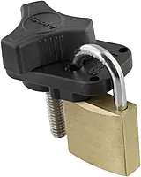 Scotty #3134 Downrigger Lock Set, 3-Pieces (Padlocks NOT Supplied),Black