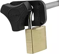 Scotty #3134 Downrigger Lock Set, 3-Pieces (Padlocks NOT Supplied),Black