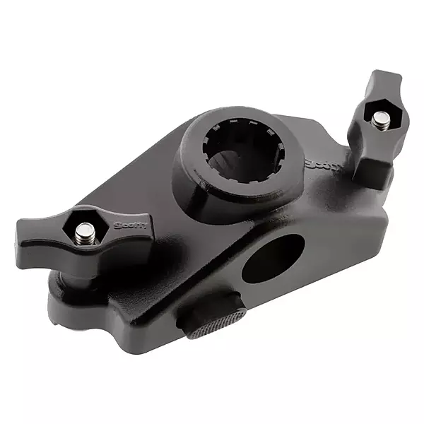 Scotty 343-BK #343 Locking Gunnel Track Mount Standard