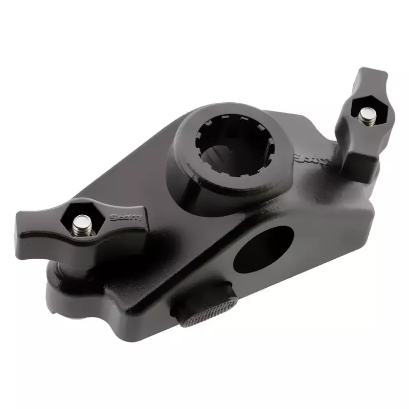Scotty 343-BK #343 Locking Gunnel Track Mount Standard