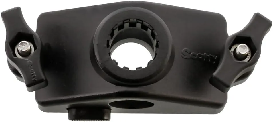 Scotty 343-BK #343 Locking Gunnel Track Mount Standard