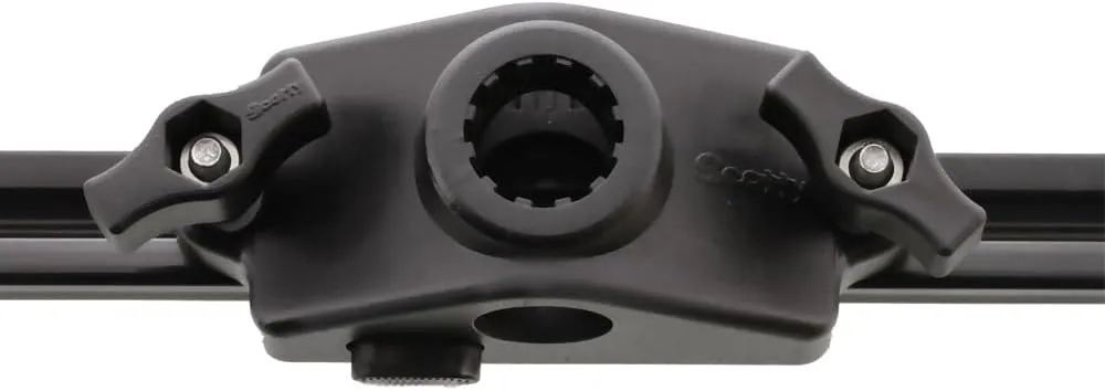 Scotty 343-BK #343 Locking Gunnel Track Mount Standard