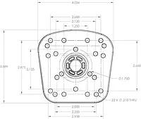 Scotty 0368 Universal Sounder Mount One Size