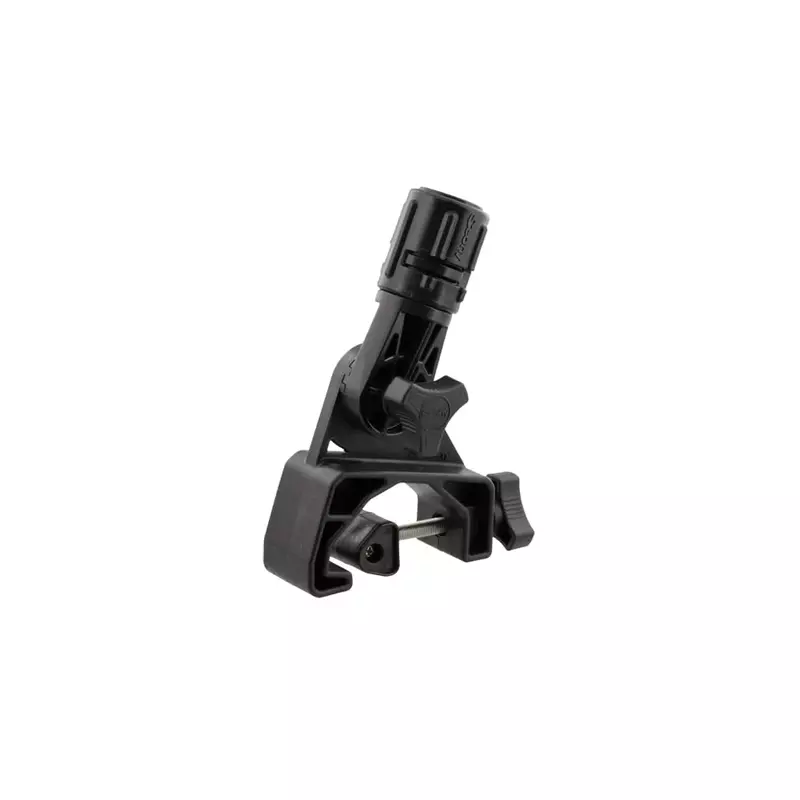 Scotty #433 Coaming Clamp w/ #428 Gear Head Adapter Black, Small