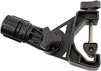 Scotty #433 Coaming Clamp w/ #428 Gear Head Adapter Black, Small