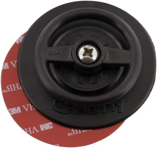 Scotty 443 D-Ring w/3" Stick-On Accessory Mount