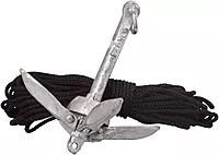 Scotty #797 Anchor Pack w/ 1.5-Pound Anchor Line in Watertight Jar,BLACK,Small