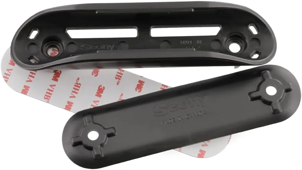 Scotty 0342-BK Glue On Mount C/W 0136 Paddle Clip