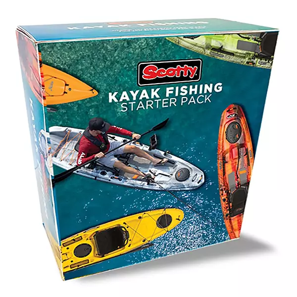 Scotty #111 Kayak Fishing Starter Pack, Multi, One Size , Black