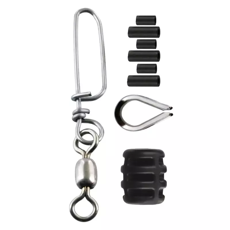 Scotty Mini Snapper Release, 18" Leader with Cable Snap - Small, BLACK