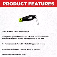 Scotty #1177 Power Grip Plus Planer Board Release , BLACK