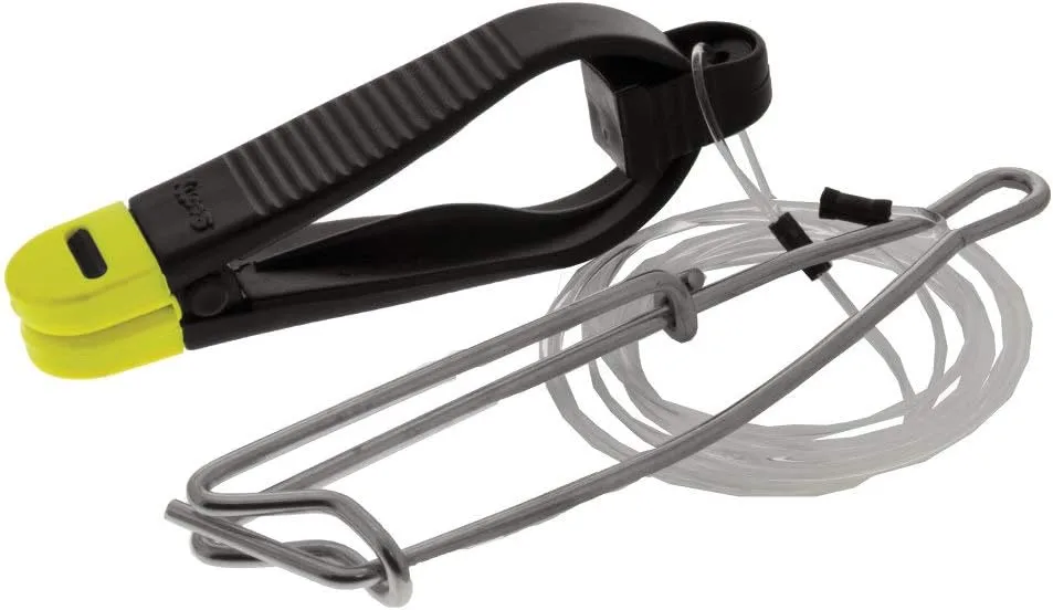 Scotty Power Grip Plus Release, Yellow, Braided, 12 lb 18"