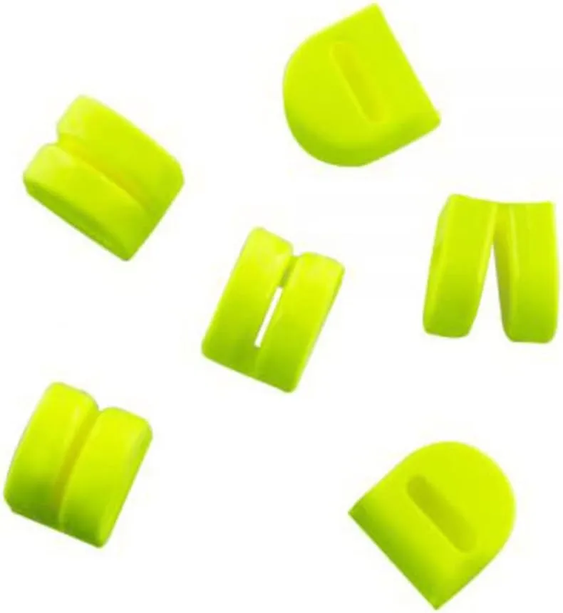 Scotty #1190 Power Grip Plus Release Clip Replacement Pads (3-Pair Pack), Yellow