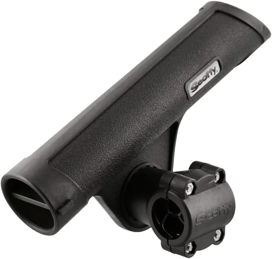 Scotty #358-BK Rodmaster II Downrigger Boom Rod Holder Black, 1.25"
