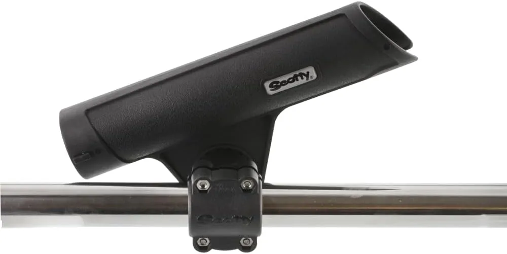 Scotty #358-BK Rodmaster II Downrigger Boom Rod Holder Black, 1.25"