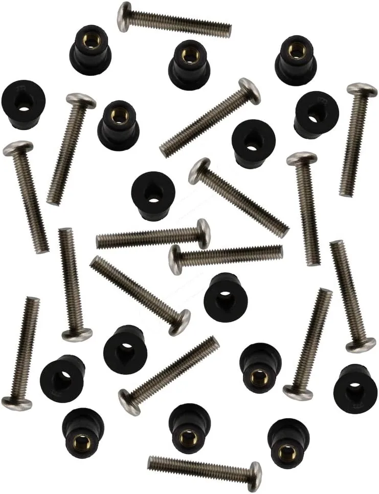Scotty 133-16 Well Nut Mounting Kit - 16 Pack