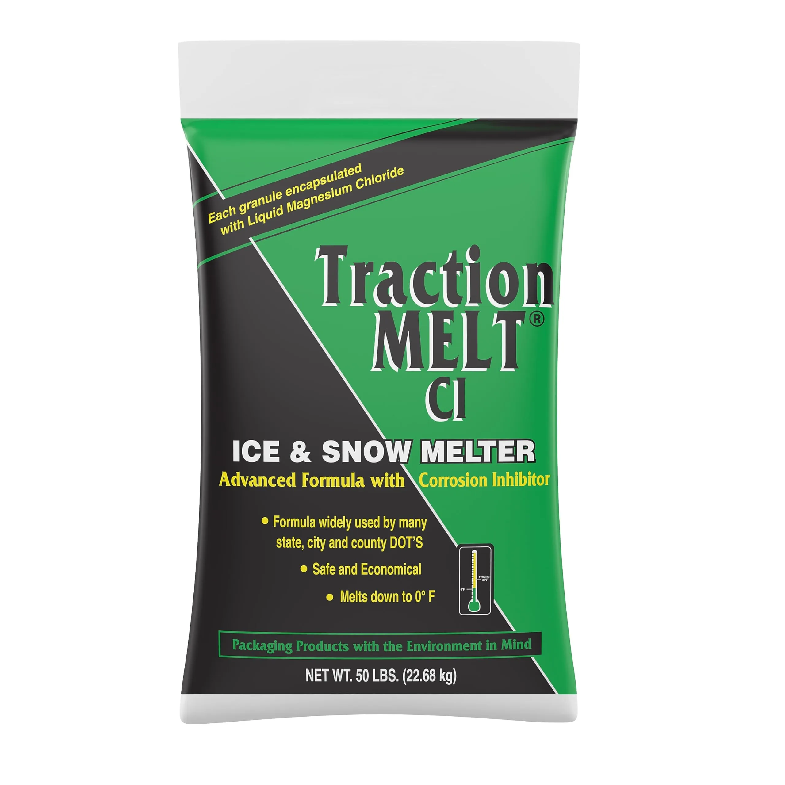 SCOTWOOD INDUSTRIES Traction Melt Ci Ice Melt 50, 1 EA