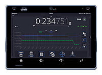 Microbalance Max: 2.1 g /d: 1 µg Microbalance Max: 2.1 g /d: 1 µg