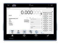 Microbalance Max: 2.1 g /d: 1 µg Microbalance Max: 2.1 g /d: 1 µg