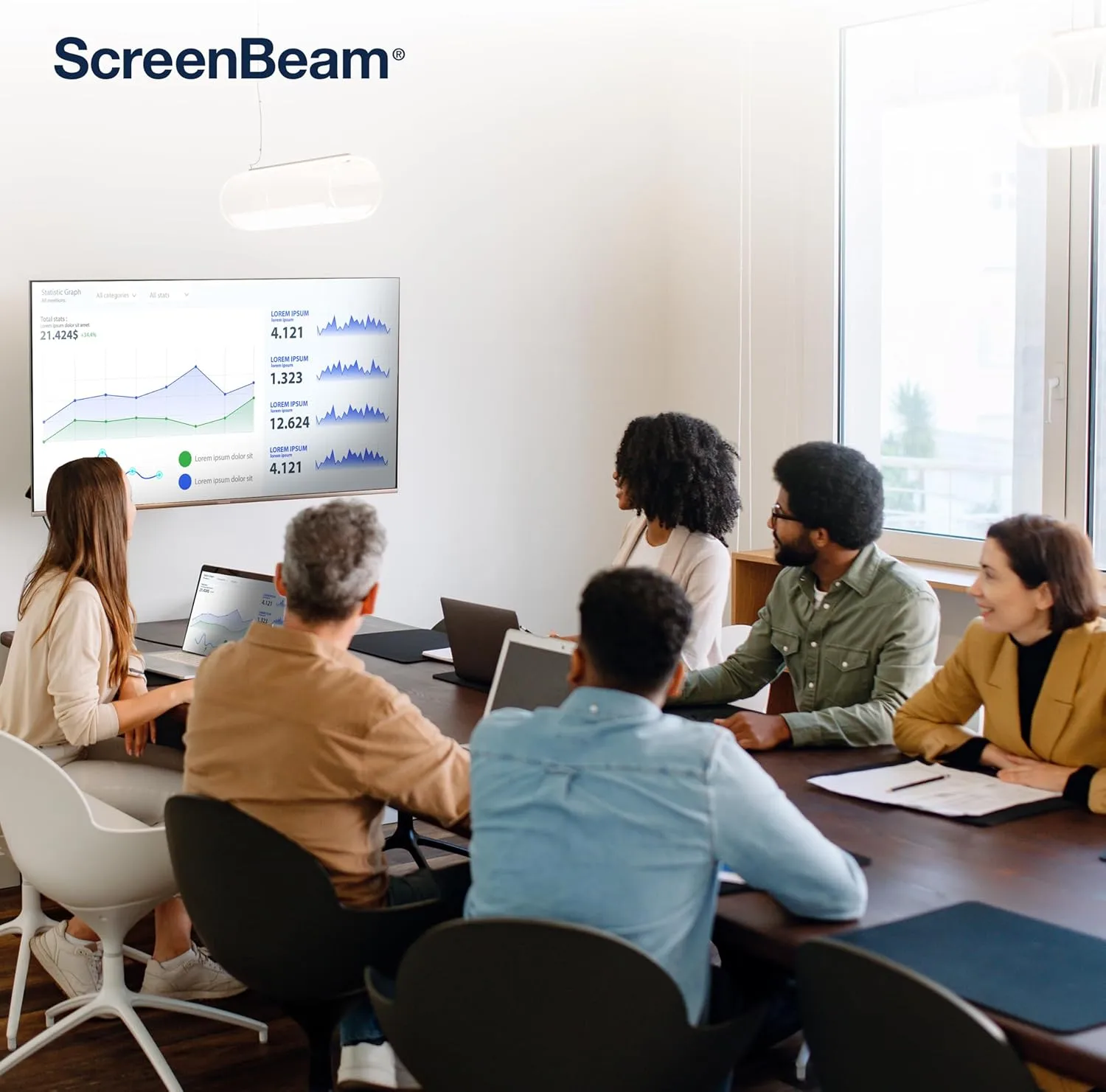 ScreenBeam 960 Wireless Display Receiver – Native Screen Mirroring, HDMI/USB
