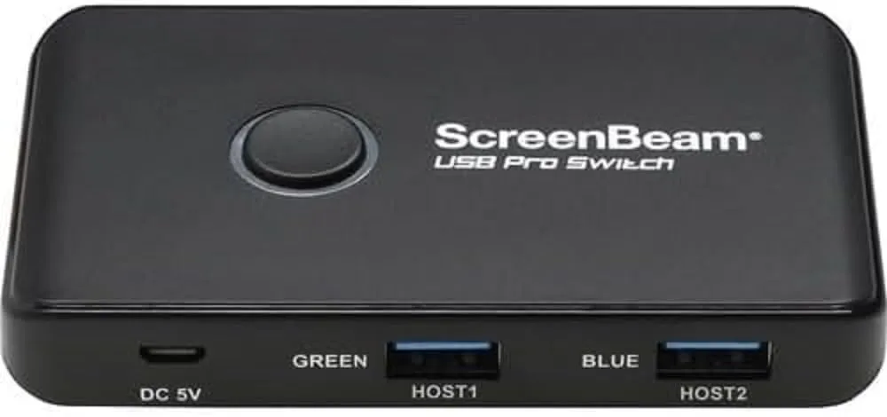 ScreenBeam USB Pro Switch - 2 x Inputs - 4 x Outputs - USB - Audio/Video Compatible