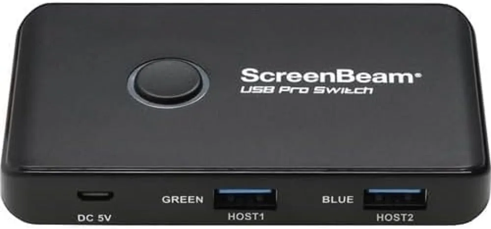 ScreenBeam USB Pro Switch - 2 x Inputs - 4 x Outputs - USB - Audio/Video Compatible