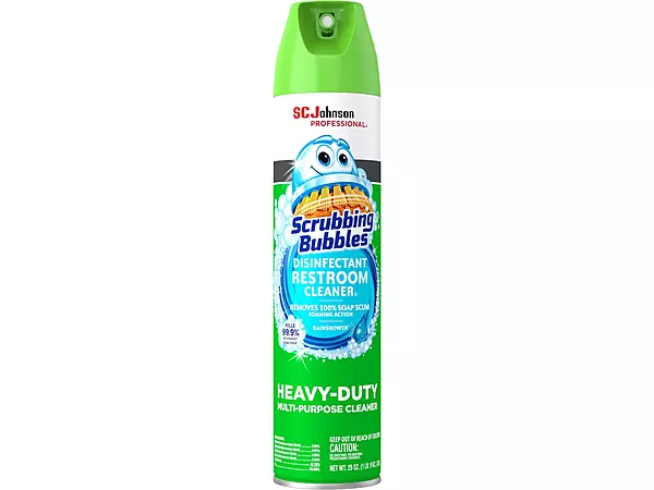 Scrubbing Bubbles Disinfectant Restroom Cleaner Ii, Rain Shower Scent, 25 Oz Aerosol Spray 1 Count (Pack of 1)