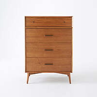 Marc Mid Century Four Drawer Tall Chest Of Drawer Marc Mid Century Four Drawer Tall Chest Of Drawer