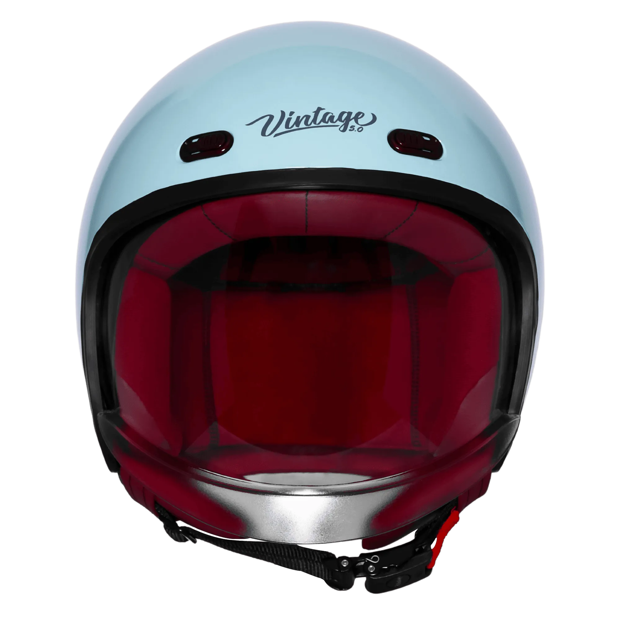 STEELBIRD SBH-67 VINTAGE DOT 5.0 GLOSSY SEA BLUE C/V 600 MM WITH EXTRA SMOKE VISOR STEELBIRD SBH-67 VINTAGE DOT 5.0 GLOSSY SEA BLUE C/V 600 MM WITH EXTRA SMOKE VISOR