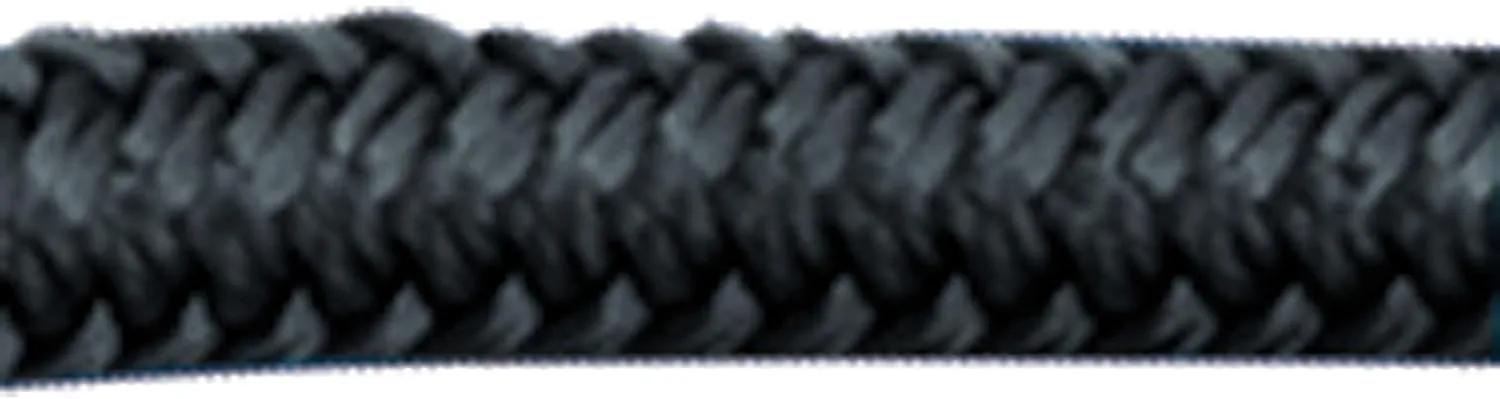 Sea Dog 302110020BK-1 Double Braided Nylon Dock Line, 3/8" x 20' / Black