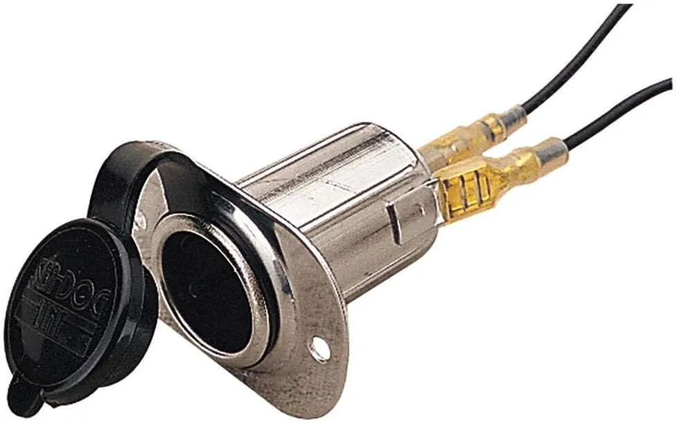 Sea Dog 426053-1 12V Power Socket with Plate