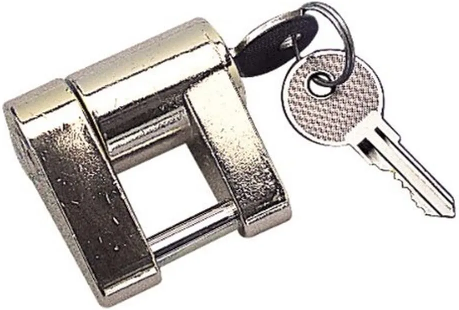 Sea-Dog Brass Plated Coupler Lock - 2 Piece