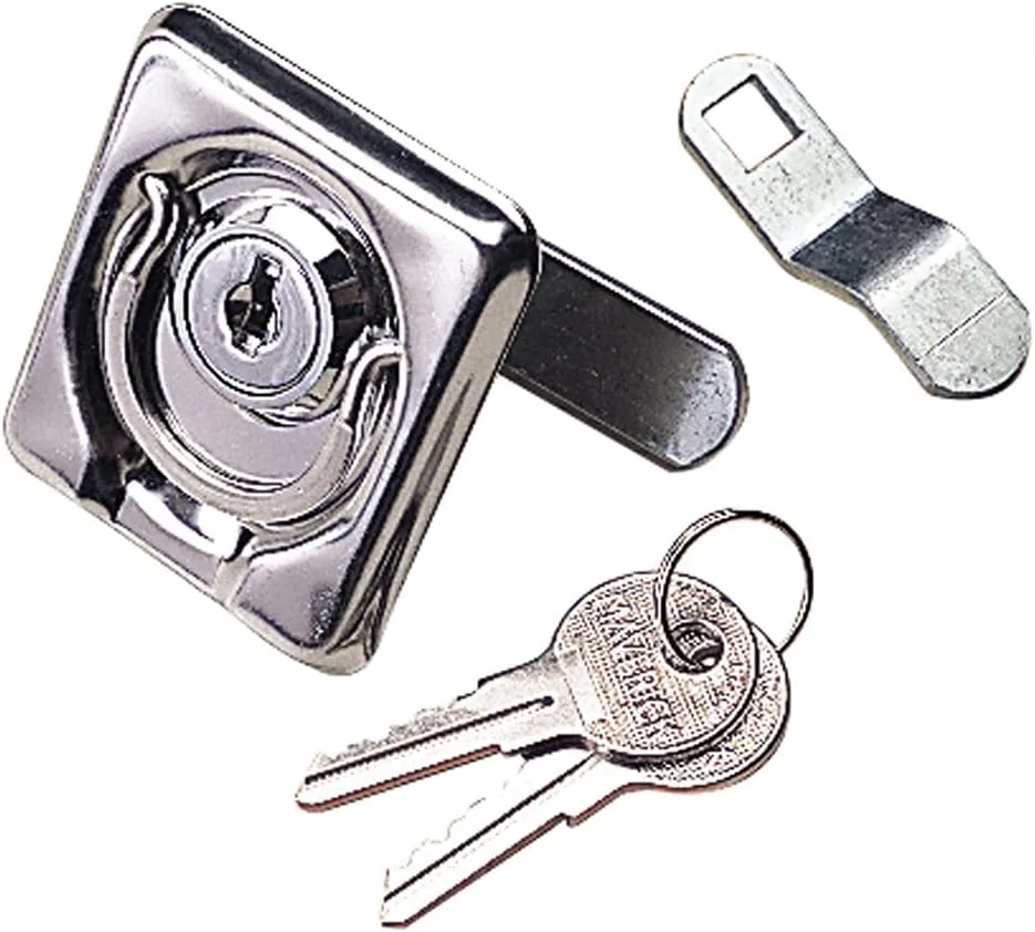 Sea-Dog Surface Mount Locking Ring Pull - Stamped 304 Stainless Steel/Die Cast Zinc Lock