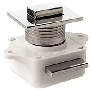 Sea Dog 2253101 Push Button Rim Latch - Square