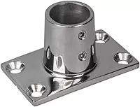 Sea-Dog Rail Base Fitting Rectangular Base 90° - 316 Stainless Steel - 1-11/16" x 3" - 7/8" O.D.