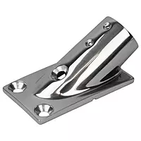 Sea-Dog Rail Base Fitting Rectangular Base 30° 316 Stainless Steel 7/8" OD