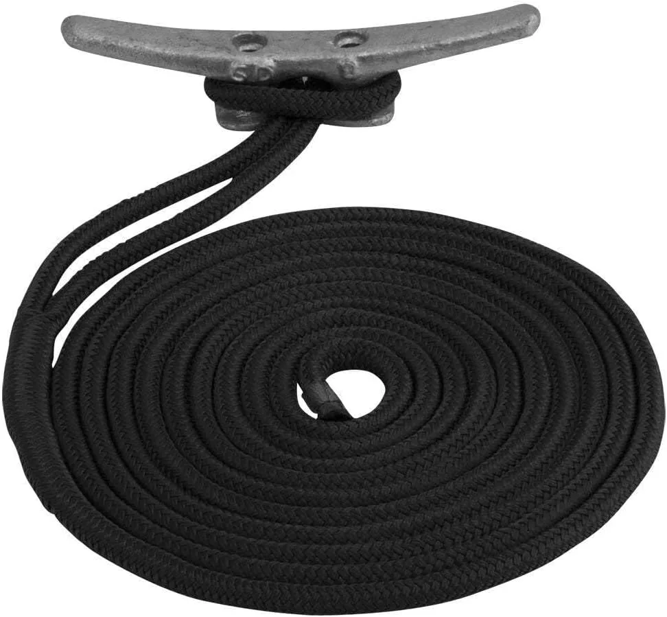 Sea-Dog Double Braided Nylon Dock Line - 5/8" x 50' - White