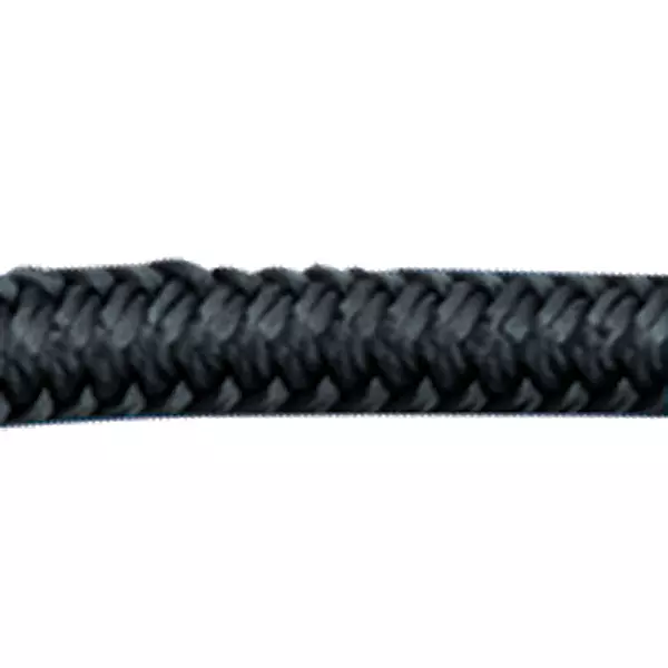 Sea Dog 302110020BK-1 Double Braided Nylon Dock Line, 3/8" x 20' / Black