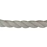 Sea Dog 301110060WH-1 Twisted Nylon Anchor Line with Thimble, 3/8" x 60'
