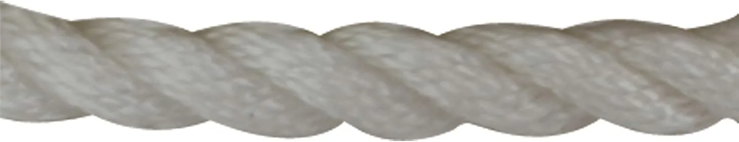 Sea Dog 301110060WH-1 Twisted Nylon Anchor Line with Thimble, 3/8" x 60'