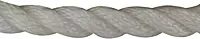 Sea Dog 301110060WH-1 Twisted Nylon Anchor Line with Thimble, 3/8" x 60'