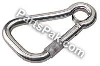 SeaDog Locking Asymmetrical Snap with Eye 4-3/4 in Stainless Steel
